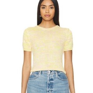 Guest In Residence Speckled Crop Tee
